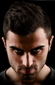 dark portrait of a man